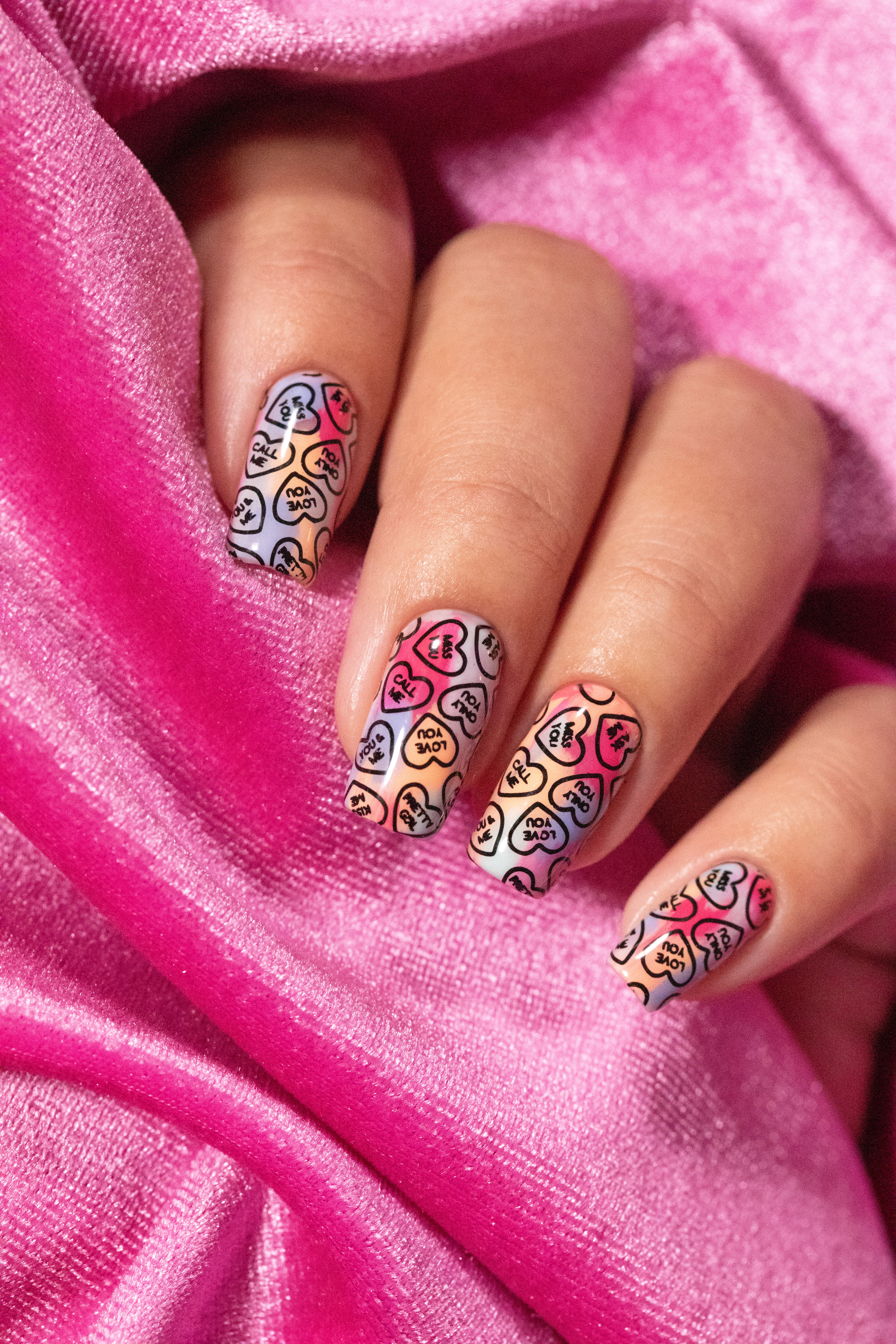 Swanky Stamping, набор "Hey, Lover"