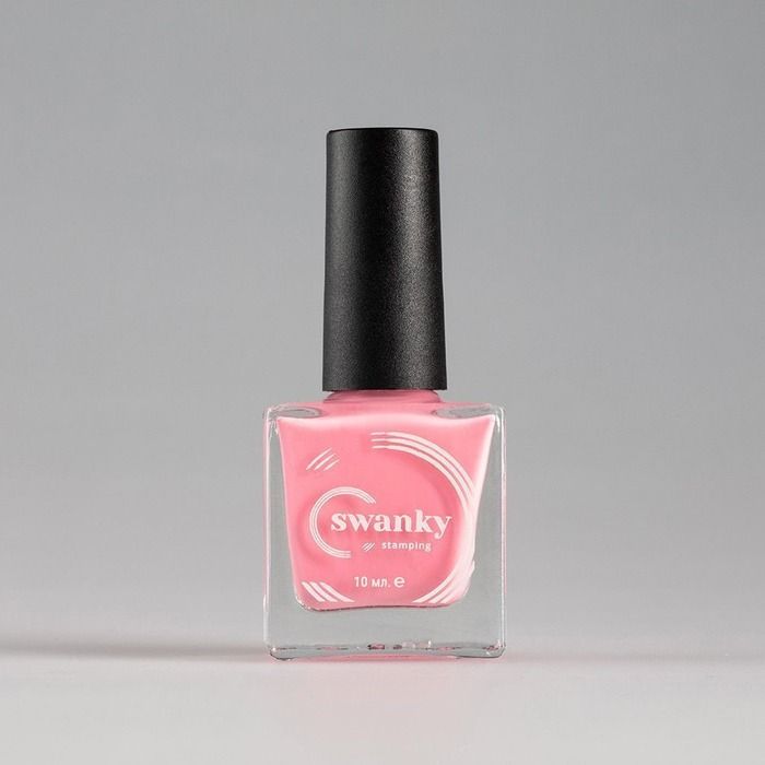 Swanky Stamping, Лак для стемпинга №013 - Светло-розовый (10 мл)