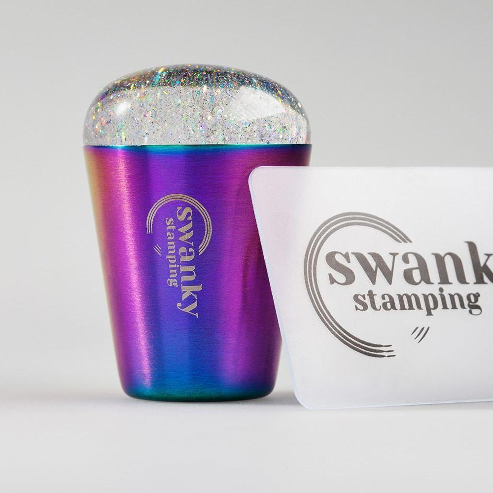 Swanky Stamping, Штамп силиконовый, с блестками, без дна ( 3,5 см) Swanky Stamping, Штамп силиконовый, с блестками, без дна ( 3,5 см)