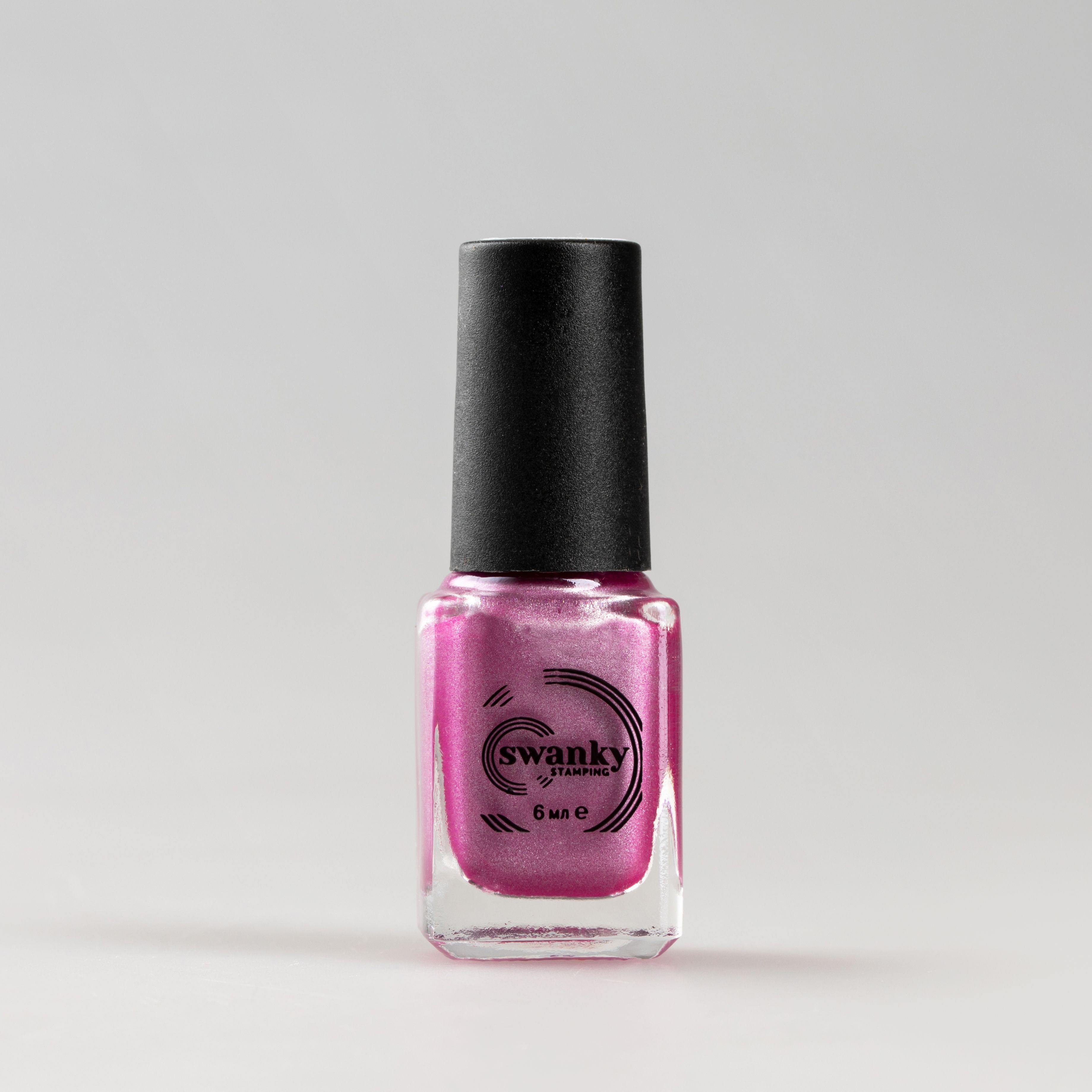 Swanky Stamping, Лак для стемпинга M121 — Розовый