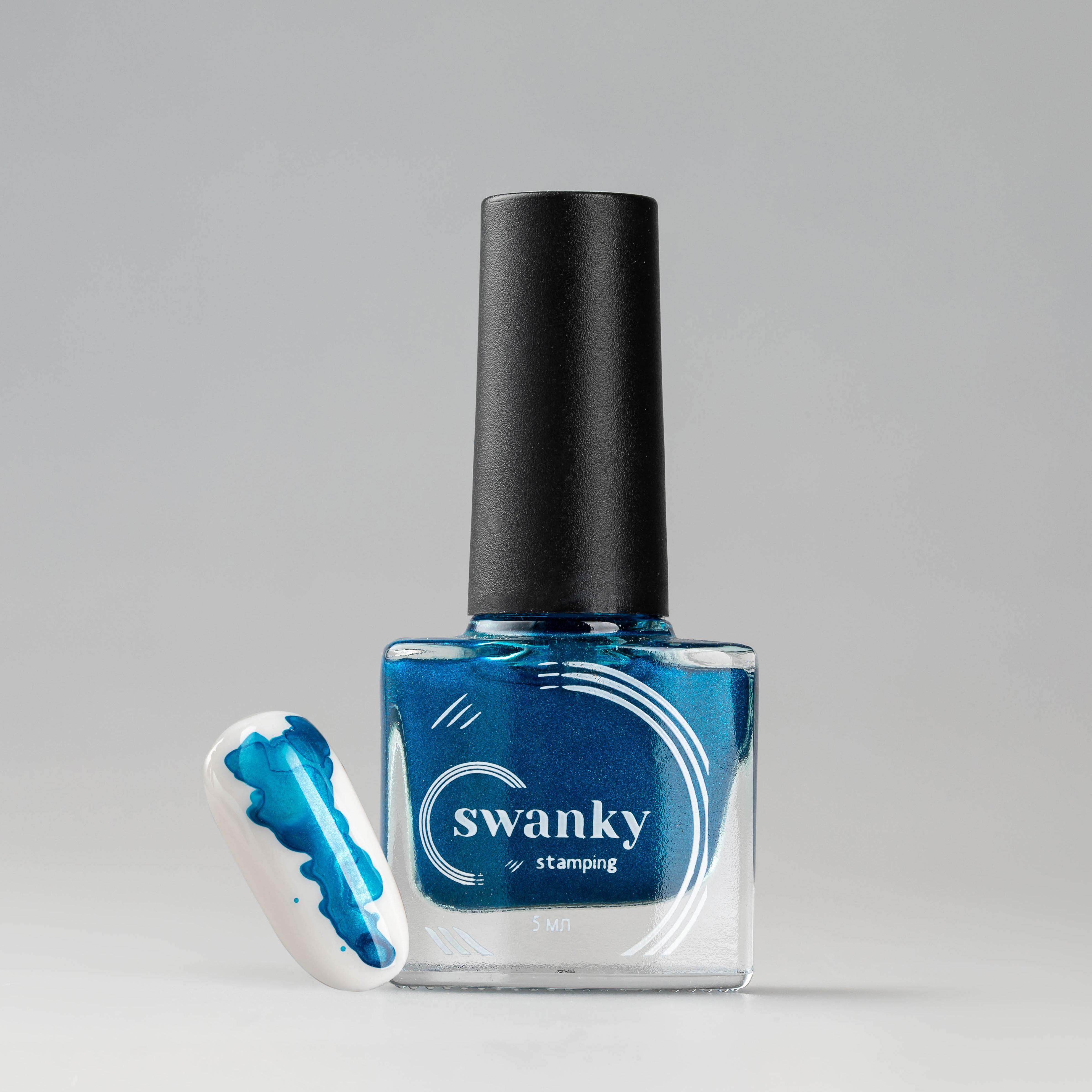 Swanky Stamping, Акварельные краски PM 06 - Голубой (5 мл)