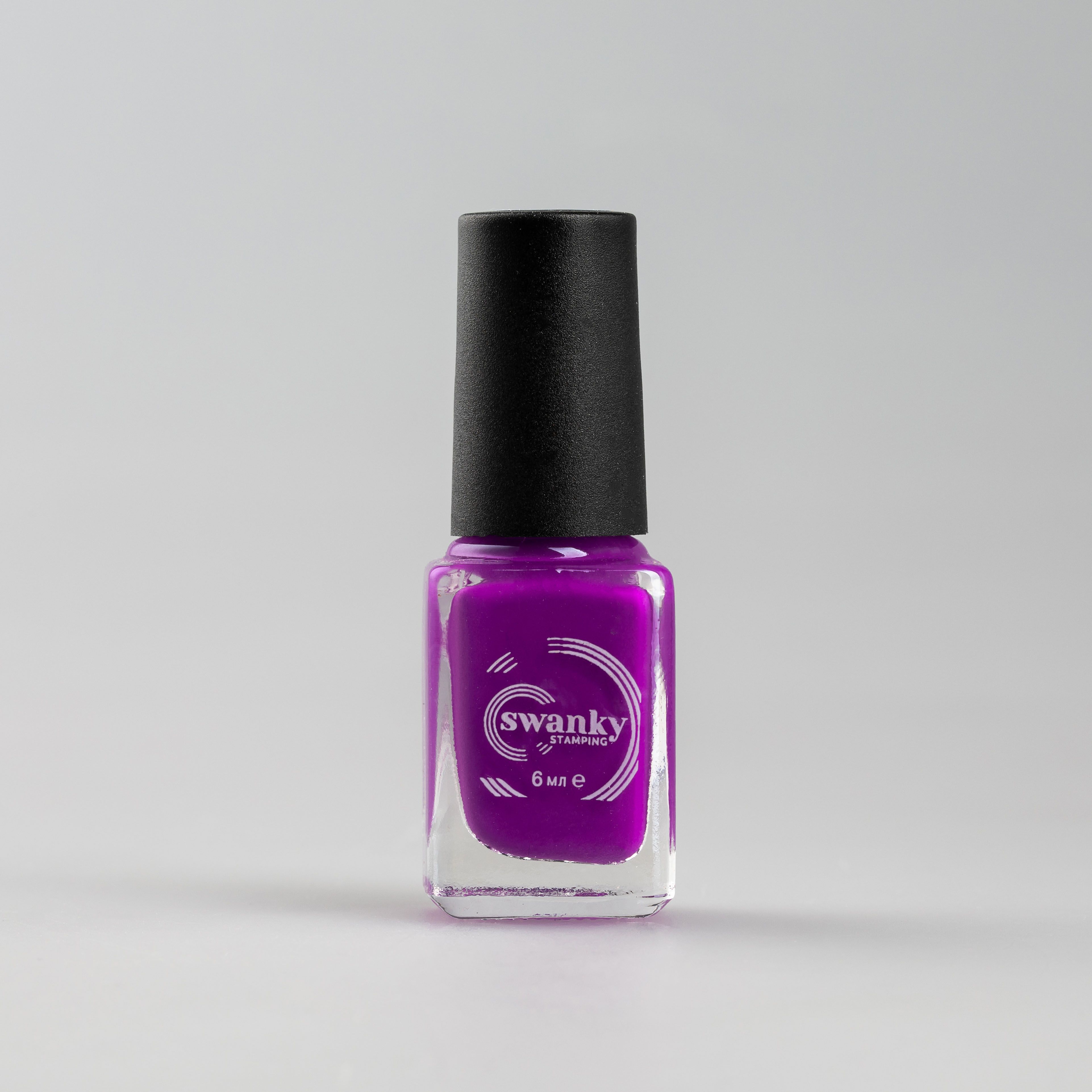 Swanky Stamping, Лак для стемпинга S12 — Светло-фиолетовый