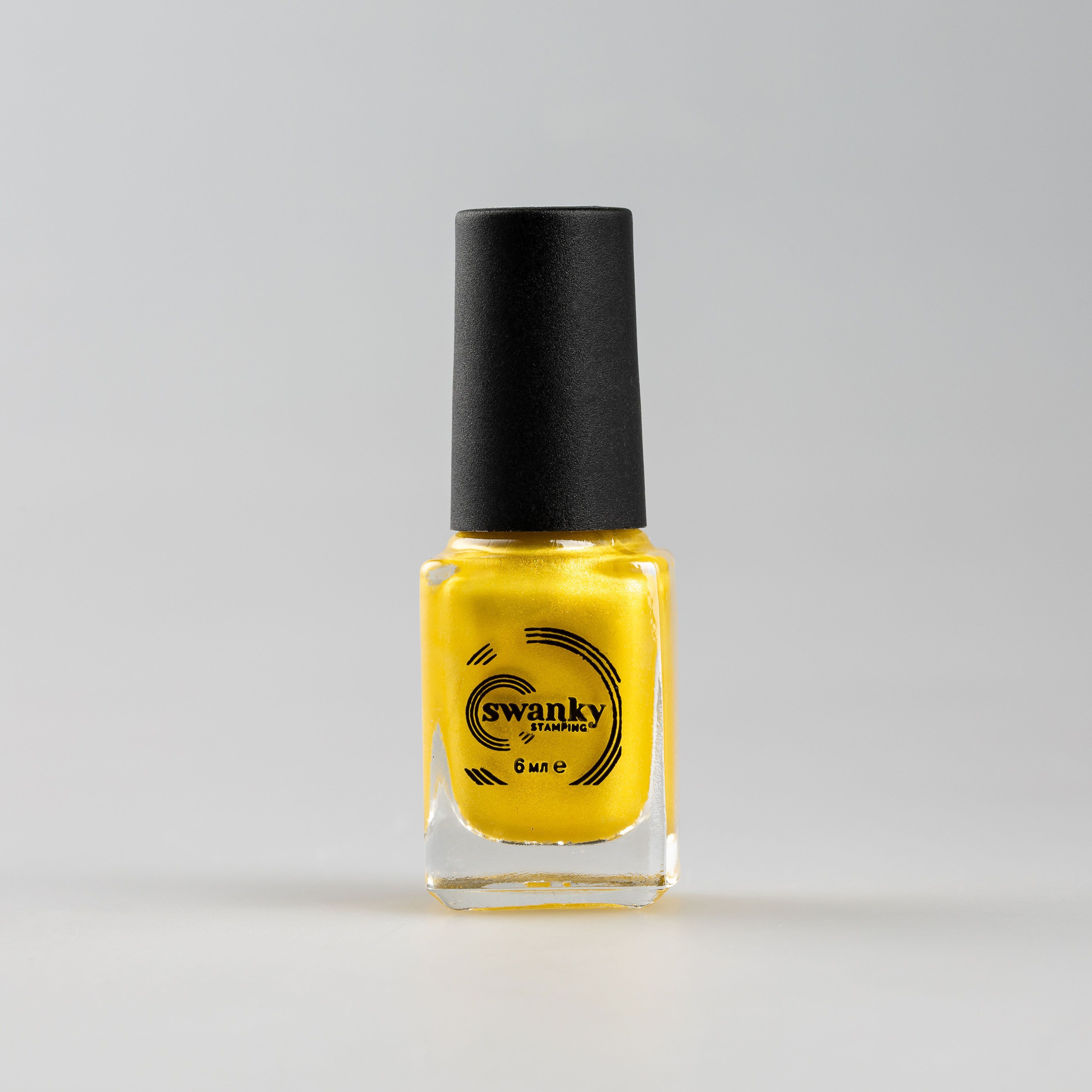 Swanky Stamping, Лак для стемпинга M05 — Желтое золото