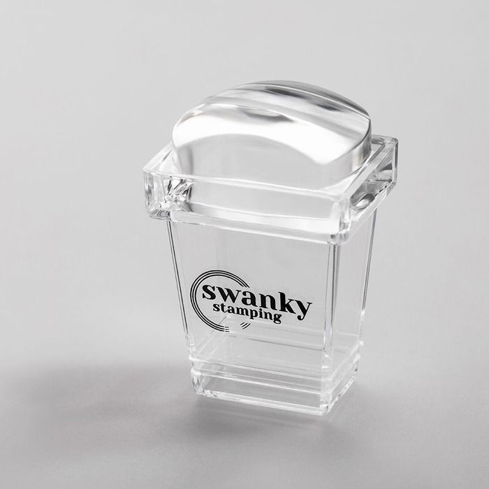 Swanky Stamping, Штамп прозрачный, силиконовый, прямоугольный, высокий (2*3 см)